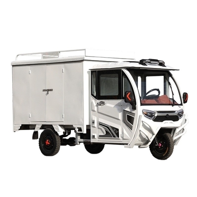 60V 1800W vollständig geschlossenes elektrisches Dreirad-Express-Lkw mit mehreren Farboptionen