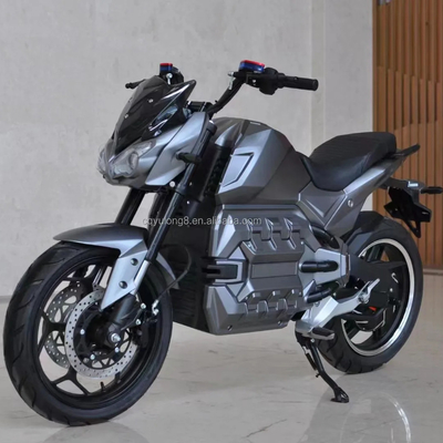 Elektrisch angetriebener 72-Volt-Rennroller/Motorrad mit 5000 Watt großer Leistung und großen Reifen