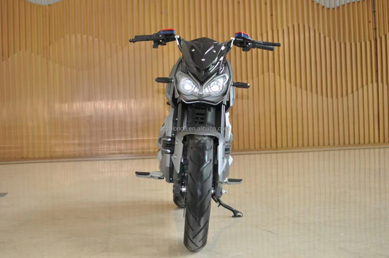 Elektrisch angetriebener 72-Volt-Rennroller/Motorrad mit 5000 Watt großer Leistung und großen Reifen