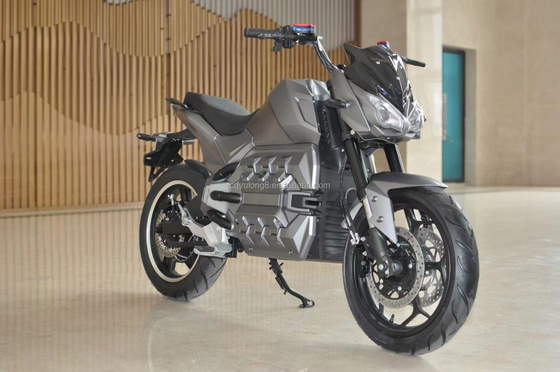 Elektrisch angetriebener 72-Volt-Rennroller/Motorrad mit 5000 Watt großer Leistung und großen Reifen