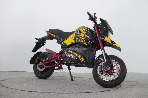 60-80 Km/h Höchstgeschwindigkeit Elektromotorrad Moped Roller mit Lithium-Batterie-Design