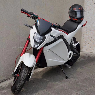 2000W/3000W/5000W Motorleistung 72V Elektromotorrad für Rennen mit hoher Geschwindigkeit