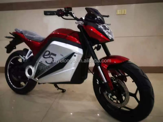 2000W/3000W/5000W Motorleistung 72V Elektromotorrad für Rennen mit hoher Geschwindigkeit