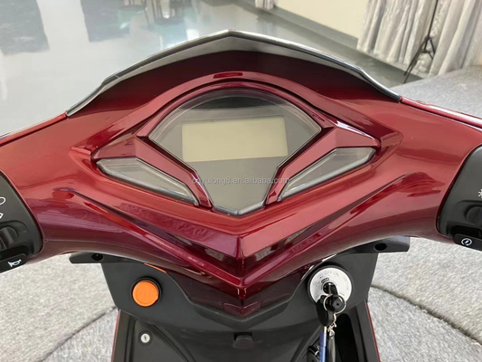 Leistungsstarker 1500W/2000W Motor Elektromotorrad mit Doppelscheibenbremse und 12 Zoll Reifen