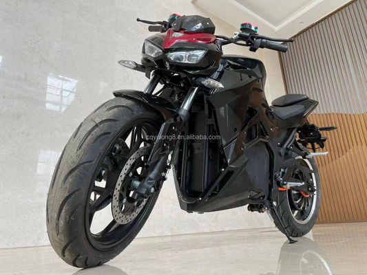 72V3000W Elektro-Rennmotorrad mit Höchstgeschwindigkeit von 100 km/h und Scheibenbremssystem