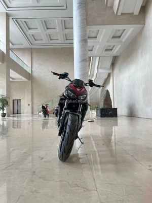 72V3000W Elektro-Rennmotorrad mit Höchstgeschwindigkeit von 100 km/h und Scheibenbremssystem