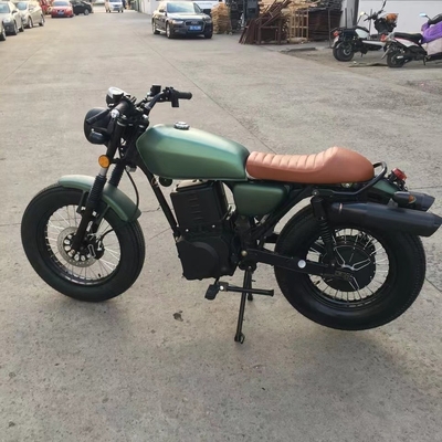 Retro-Elektromotorräder für Straßenfahrt 10 Zoll Reifen 6-8 Stunden Ladezeit