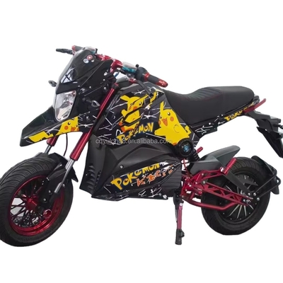 Höchstgeschwindigkeit 61 80km/h 2000w 72v Hochgeschwindigkeit Langstrecken-Elektro-Motorrad für Erwachsene