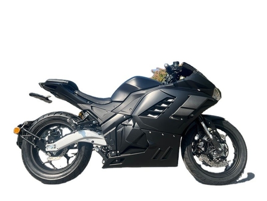 Kraftvolle 72V 3000W Mittelmotor Lithium Batterie Elektrische Rennmotorrad mit 12 Zoll Reifen