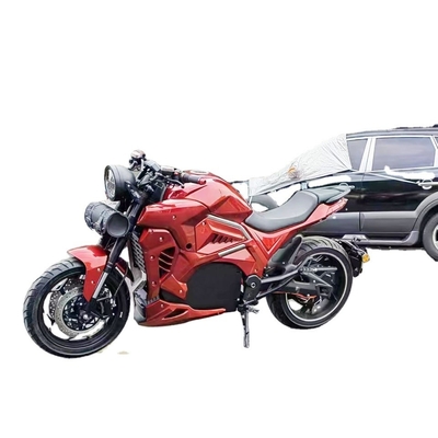 Individuelles 72v 3000W 5000W elektrisches Rennmotorrad mit Scheibenbremse und Wasserkühlung